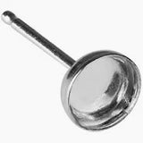 ROUND EAR Stud Silver S1-SIL