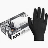 Supertouch Diamond Grip Disposable Nitrile 5.5 Black
