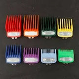 Wahl Cutting Guide Comb Set 1-8 Coloured For Taper Clippers