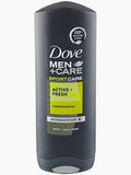 Dove Men+Care Active Fresh Body+Face Wash 400ml