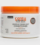 Cantu Shea Butter Men Shea Butter Leave in Conditioner 13 oz
