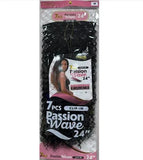 Cherish 7pcs Passion Wave Clip In 24" COL 4