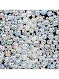 Lily Plastic Beads 611 Clear/Pearl