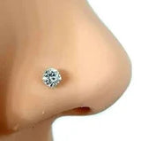Nose Stud Pure Silver 925 - Silver Medium