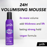 Got2B Volumaniac Mousse 250ml