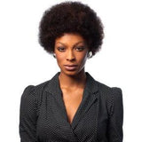 Sleek Wig fashion Human Hair Afro wig color 1 - URBAN BEAUTE