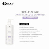 Schwarzkopf SCALP CLINIX Anti-hair Loss Shampoo 300ml - URBAN BEAUTE