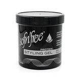 Sof n free protein styling gel black 170g/6oz - URBAN BEAUTE