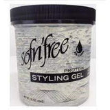 Sof n free styling gel w/protein clear 16oz - URBAN BEAUTE
