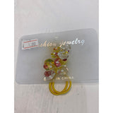 Fashion jewelry pony tailer - YELLOW - URBAN BEAUTE