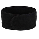 Fine Straple Cotton Spa Headband (Black) - URBAN BEAUTE