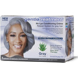 Gentletreatment New look No-Lye Relaxer - Kit - Gray 1app - URBAN BEAUTE