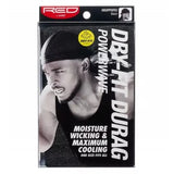 Red by kiss: power wave dry-fit durag - black (hduppdf01) - URBAN BEAUTE