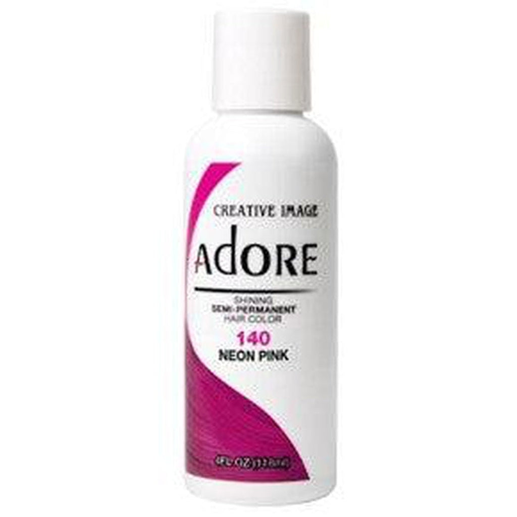 Adore  Semi Permanent Hair Color- Neon Pink 140 - URBAN BEAUTE