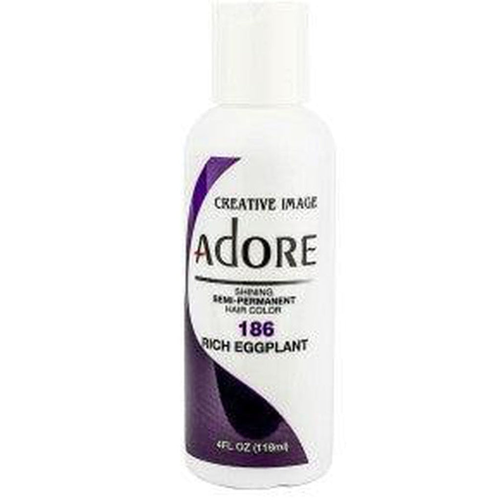 Adore Semi Permanent Hair Color Rich Eggplant 186 - URBAN BEAUTE