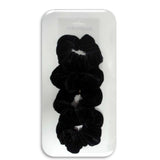 Hair Accessories 4pcs Hair Scrunchies - Black RS25BLA - URBAN BEAUTE