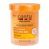Cantu Shea Butter Maximum Hold Anti-Shedding Styling Gel with Honey 18.5 oz - URBAN BEAUTE