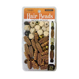 Magic Collection- Hair Beads Woodmix #1 - URBAN BEAUTE