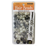 Magic Collection- Hair Beads Woodmix #2 - URBAN BEAUTE