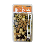 Magic Collection- Hair Beads Woodmix #6 - URBAN BEAUTE