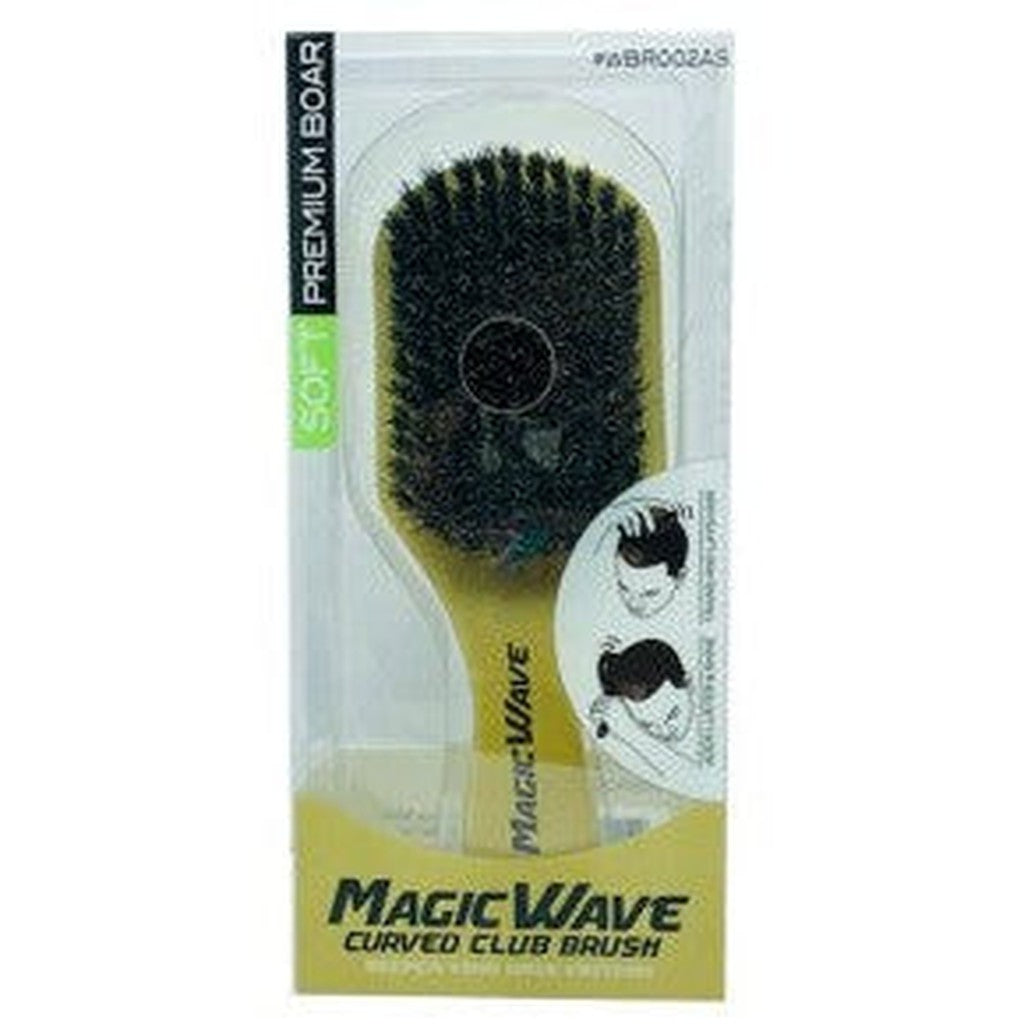 Magic Collection  Wave Curved Club Brush Soft  Red Color - URBAN BEAUTE