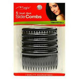 Magic Collection Side Combs Black (5 pc) - URBAN BEAUTE