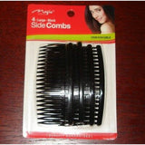 Magic Collection Side Combs Black Large - URBAN BEAUTE