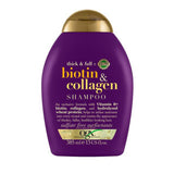 OGX Extra Strength Extra Volume Biotin & Collagen Shampoo 385ml - URBAN BEAUTE