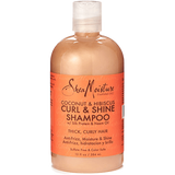 Shea moisture coconut & hibiscus curl & shine shampoo  13oz - URBAN BEAUTE