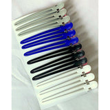 12 X Sibel Professional Metal Hair Clips - Extra Long Sectioning Styling - URBAN BEAUTE